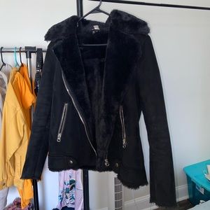 Black coat from H&M